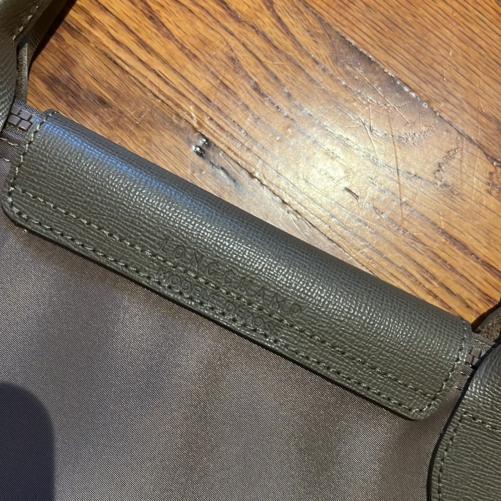 Longchamp Olive Green Le Pliage Large Tote - Picture 4 of 8